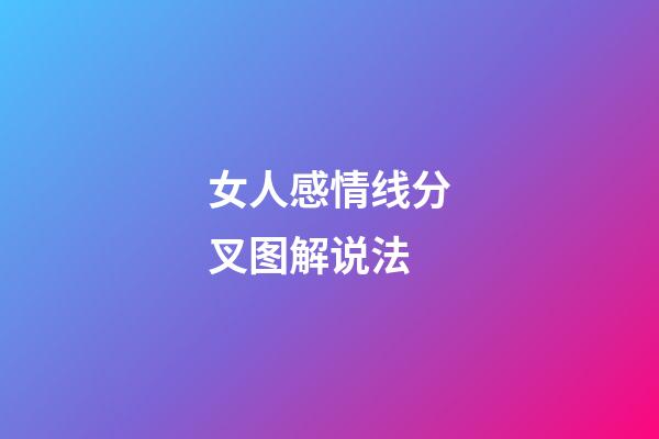 女人感情线分叉图解说法