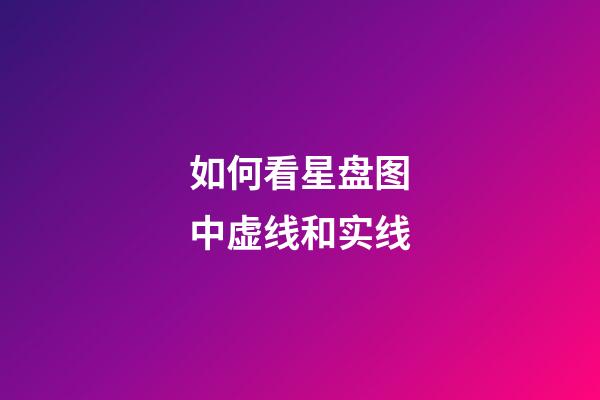 如何看星盘图中虚线和实线-第1张-星座运势-玄机派