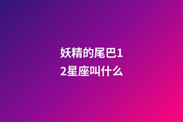 妖精的尾巴12星座叫什么-第1张-星座运势-玄机派