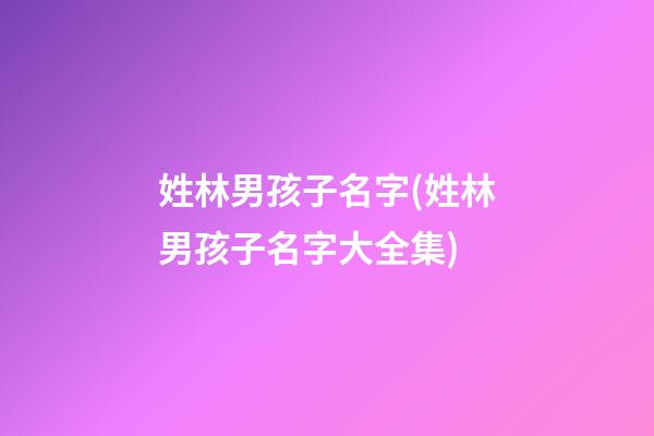 姓林男孩子名字(姓林男孩子名字大全集)