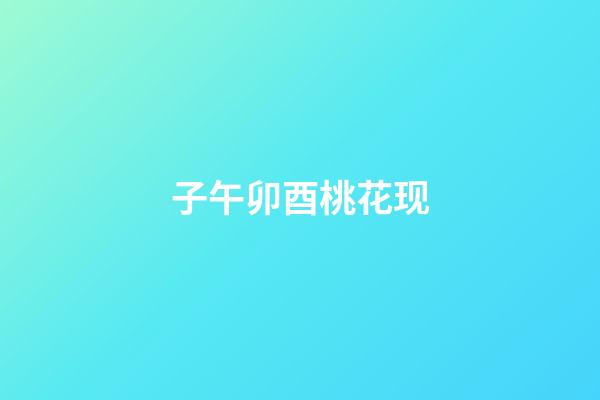 子午卯酉桃花现