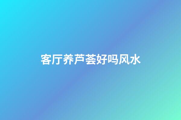 客厅养芦荟好吗风水