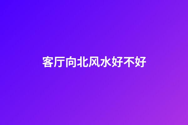 客厅向北风水好不好