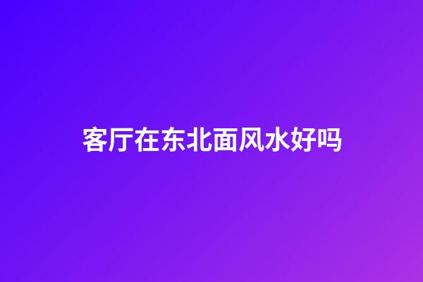 客厅在东北面风水好吗