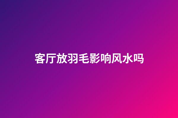 客厅放羽毛影响风水吗