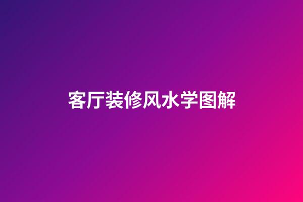 客厅装修风水学图解