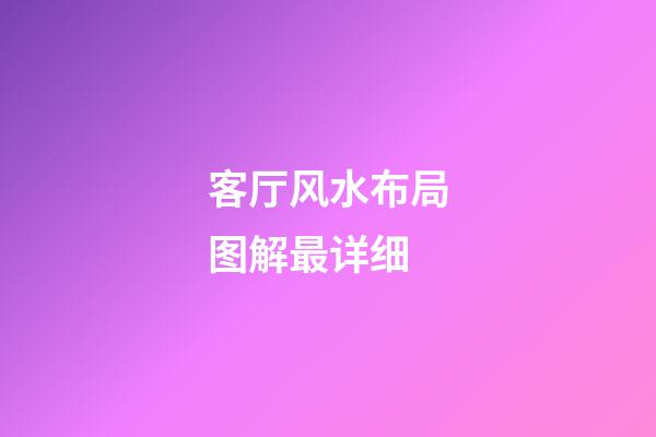 客厅风水布局图解最详细