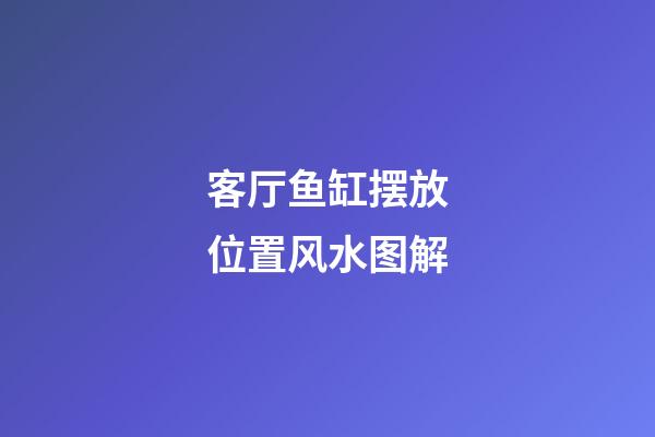 客厅鱼缸摆放位置风水图解