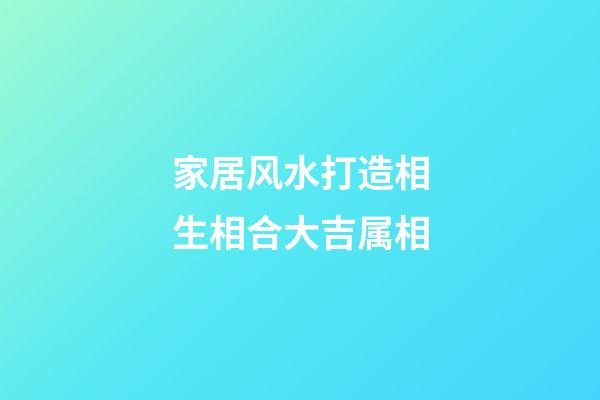 家居风水打造相生相合大吉属相