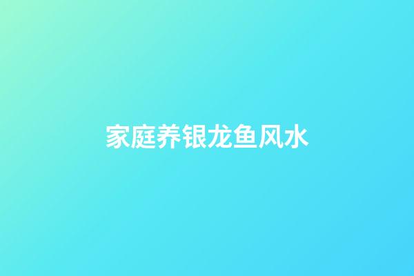 家庭养银龙鱼风水