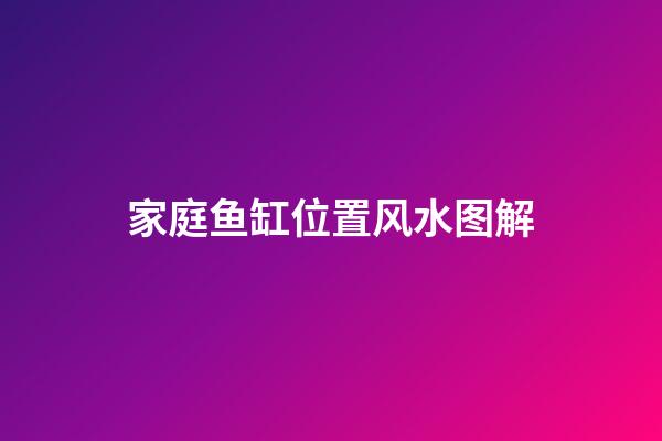 家庭鱼缸位置风水图解