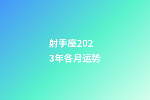 射手座2023年各月运势-第1张-星座运势-玄机派