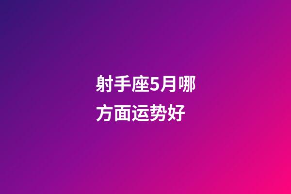 射手座5月哪方面运势好-第1张-星座运势-玄机派