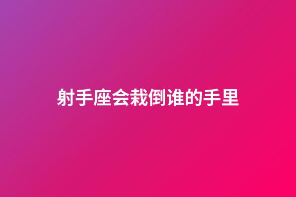 射手座会栽倒谁的手里-第1张-星座运势-玄机派