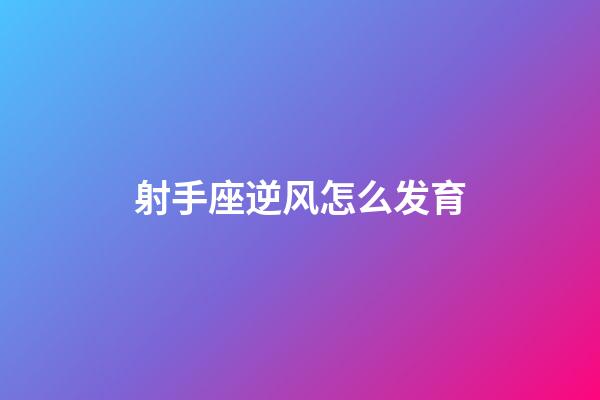 射手座逆风怎么发育-第1张-星座运势-玄机派