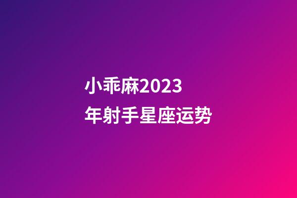 小乖麻2023年射手星座运势-第1张-星座运势-玄机派