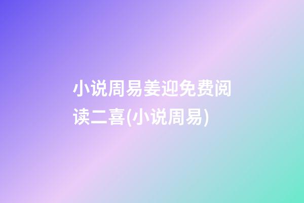 小说周易姜迎免费阅读二喜(小说周易)
