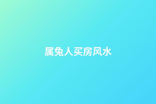 属兔人买房风水