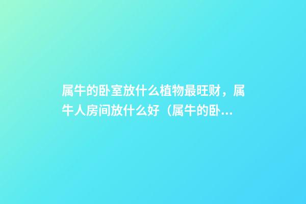 属牛的卧室放什么植物最旺财，属牛人房间放什么好（属牛的卧室摆放什么植物好）