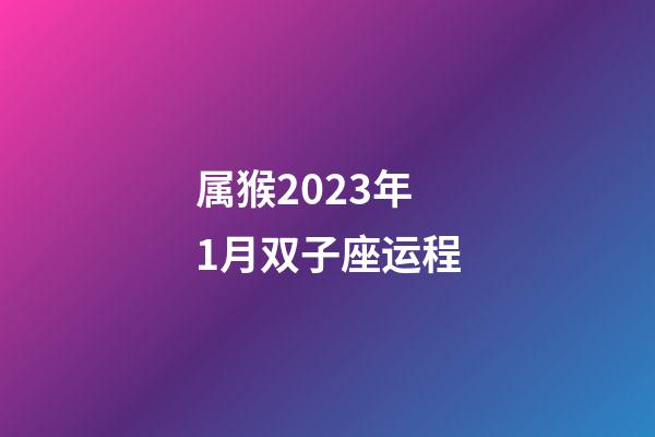 属猴2023年1月双子座运程-第1张-星座运势-玄机派