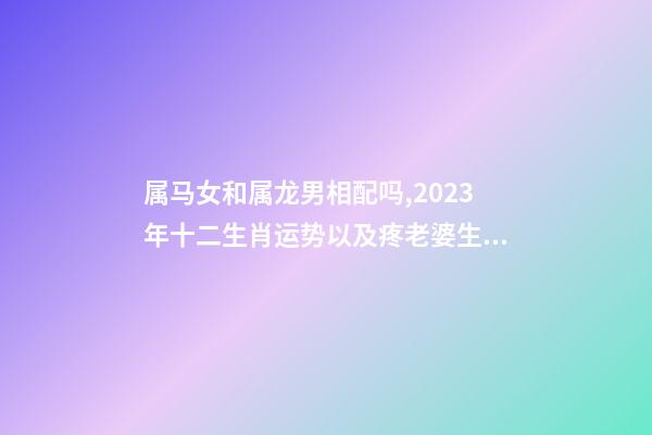属马女和属龙男相配吗,2023年十二生肖运势以及疼老婆生肖和旺夫生肖大全-第1张-观点-玄机派