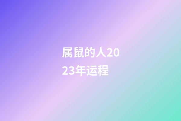 属鼠的人2023年运程（1972年属鼠的人2023年运程）-第1张-星座运势-玄机派