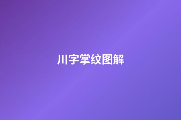 川字掌纹图解