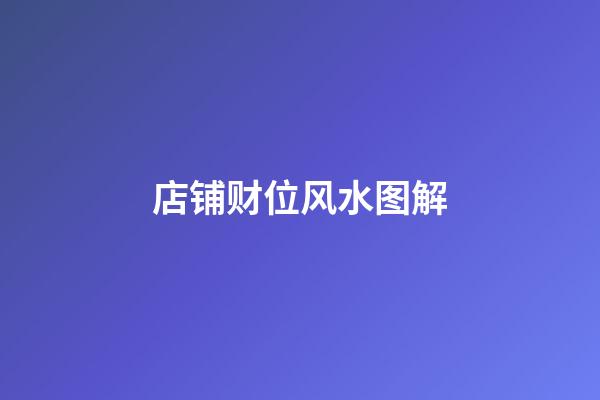 店铺财位风水图解