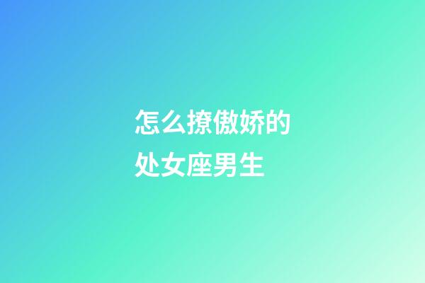 怎么撩傲娇的处女座男生-第1张-星座运势-玄机派