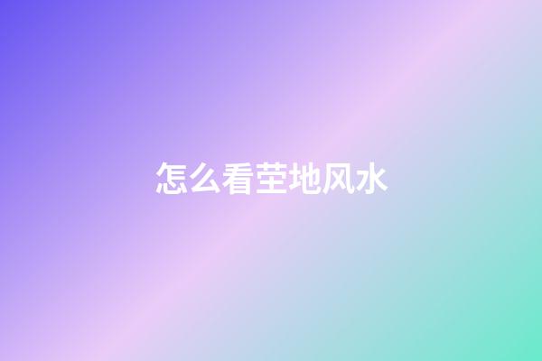 怎么看茔地风水