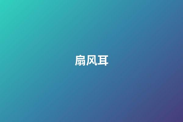 扇风耳