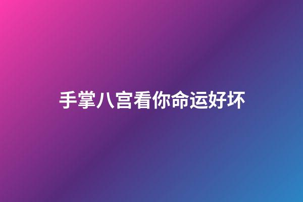 手掌八宫看你命运好坏