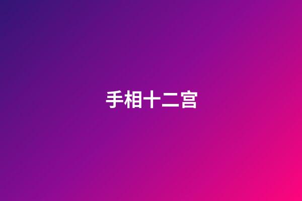 手相十二宫