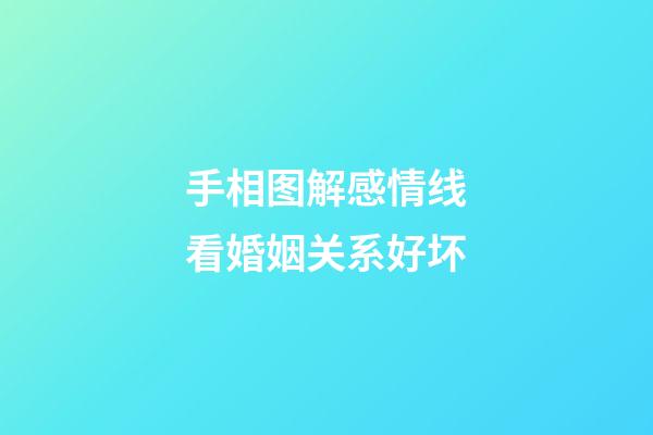 手相图解感情线看婚姻关系好坏