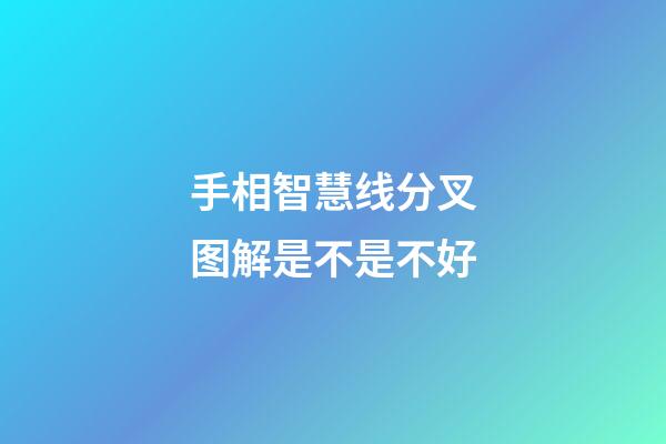 手相智慧线分叉图解是不是不好