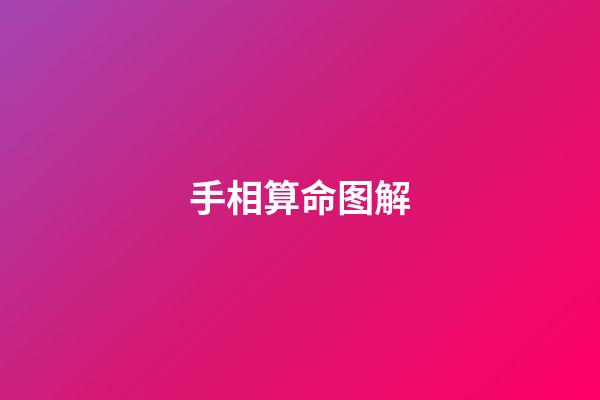 手相算命图解