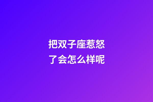 把双子座惹怒了会怎么样呢-第1张-星座运势-玄机派