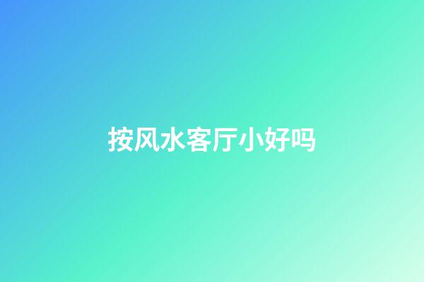 按风水客厅小好吗