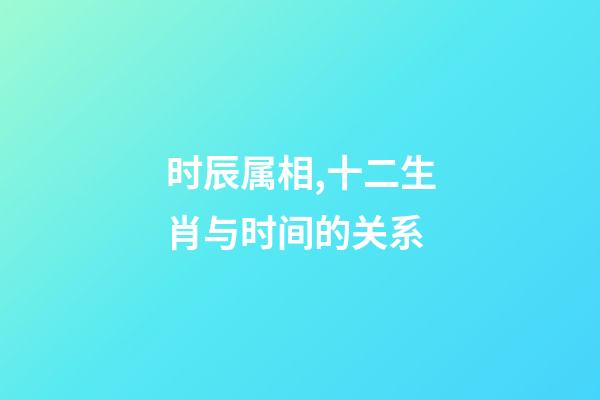 时辰属相,十二生肖与时间的关系-第1张-观点-玄机派