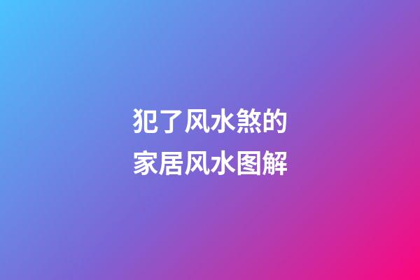 犯了风水煞的家居风水图解