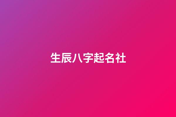 生辰八字起名社(生辰八字起名生辰八字取名字)-第1张-宝宝起名-玄机派
