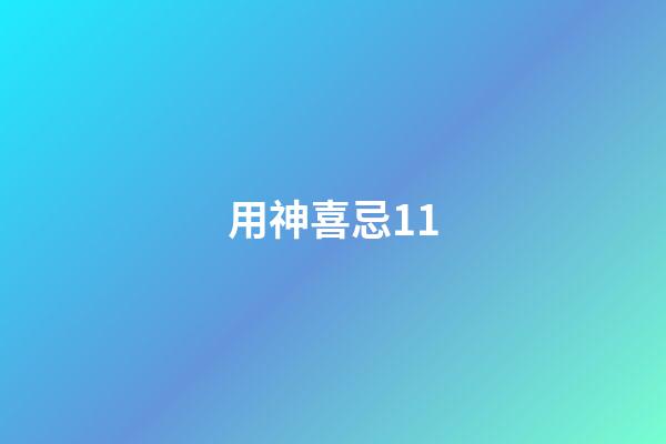 用神喜忌11