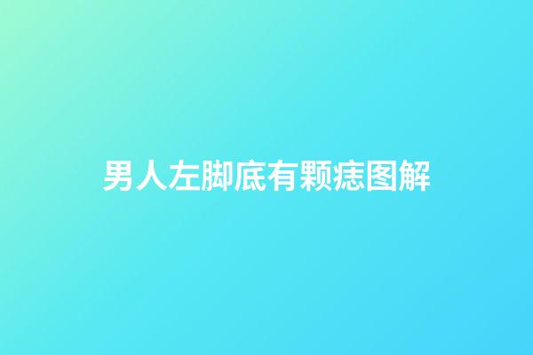 男人左脚底有颗痣图解