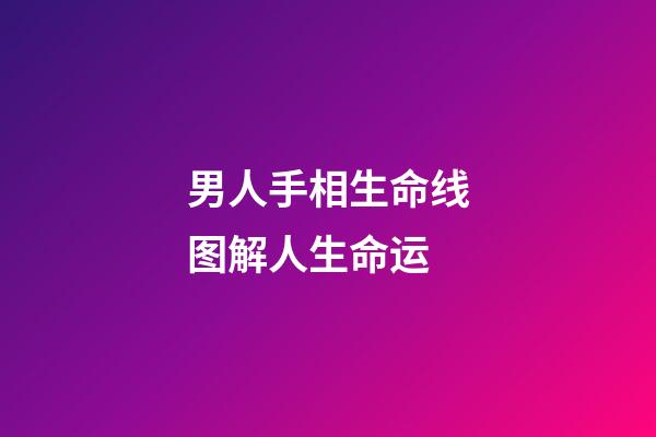 男人手相生命线图解人生命运