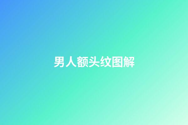 男人额头纹图解