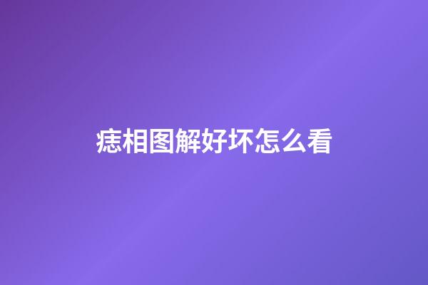 痣相图解好坏怎么看