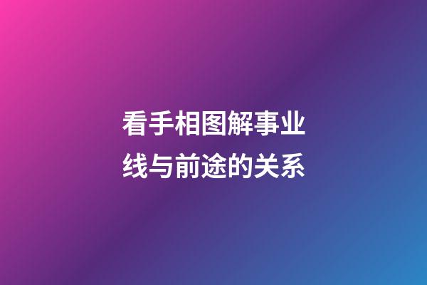 看手相图解事业线与前途的关系