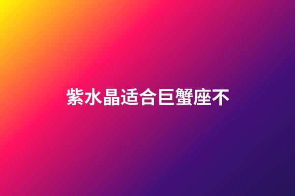 紫水晶适合巨蟹座不-第1张-星座运势-玄机派