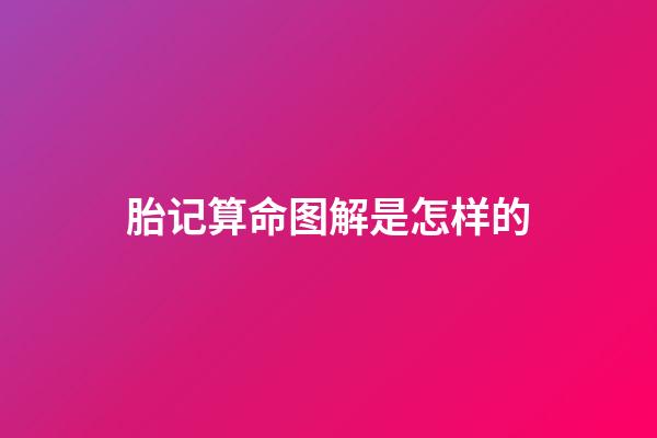 胎记算命图解是怎样的