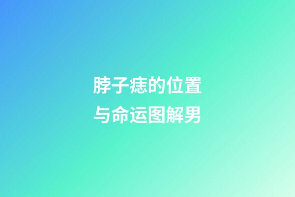 脖子痣的位置与命运图解男